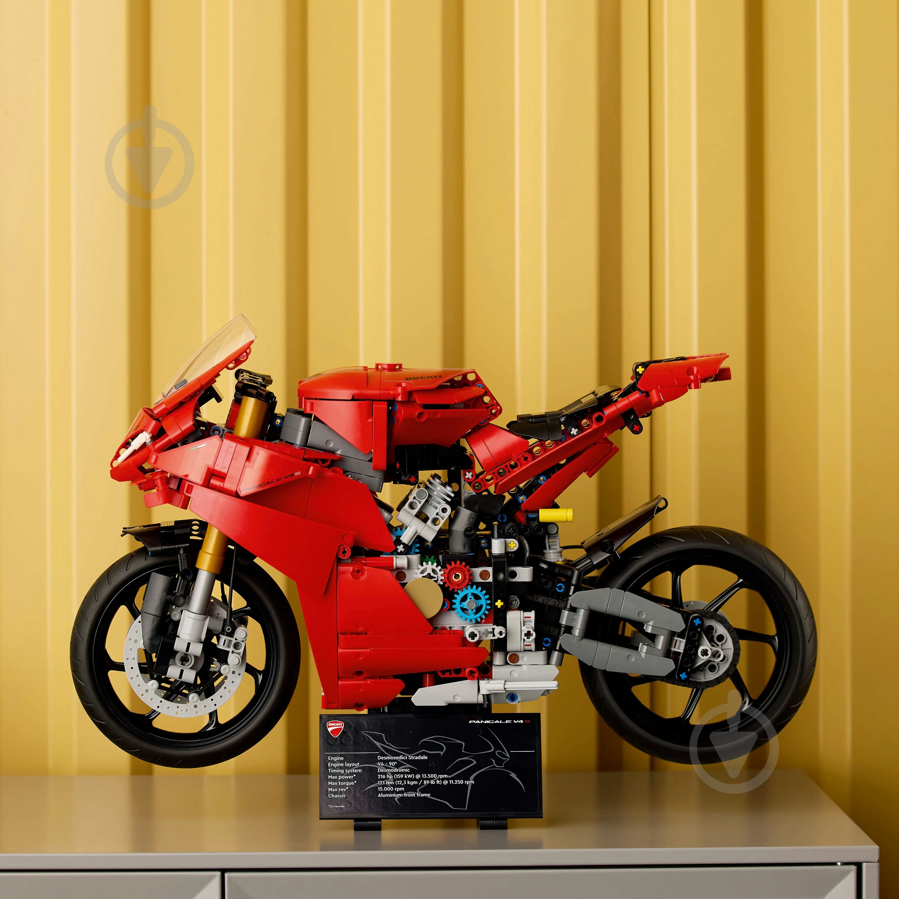 Конструктор LEGO Technic Мотоцикл Ducati Panigale V4 S 42202 - фото 12 Конструктор LEGO Technic Мотоцикл Ducati Panigale V4 S 42202 - фото 12