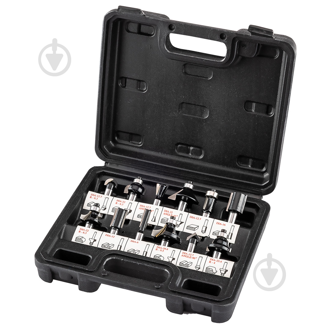 Фреза прямая GRAPHITE 12 шт. 56T614 - фото 1