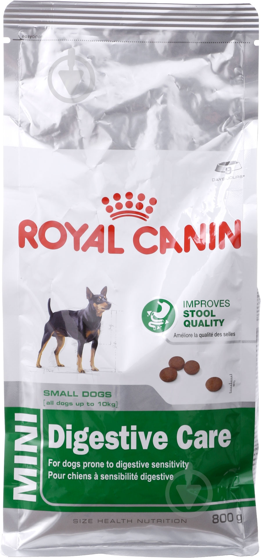 Корм сухой для взрослых собак для малых пород Royal Canin Mini Digestive Care 800 г (домашняя птица, рис, кукуруза) 800 г - фото 1