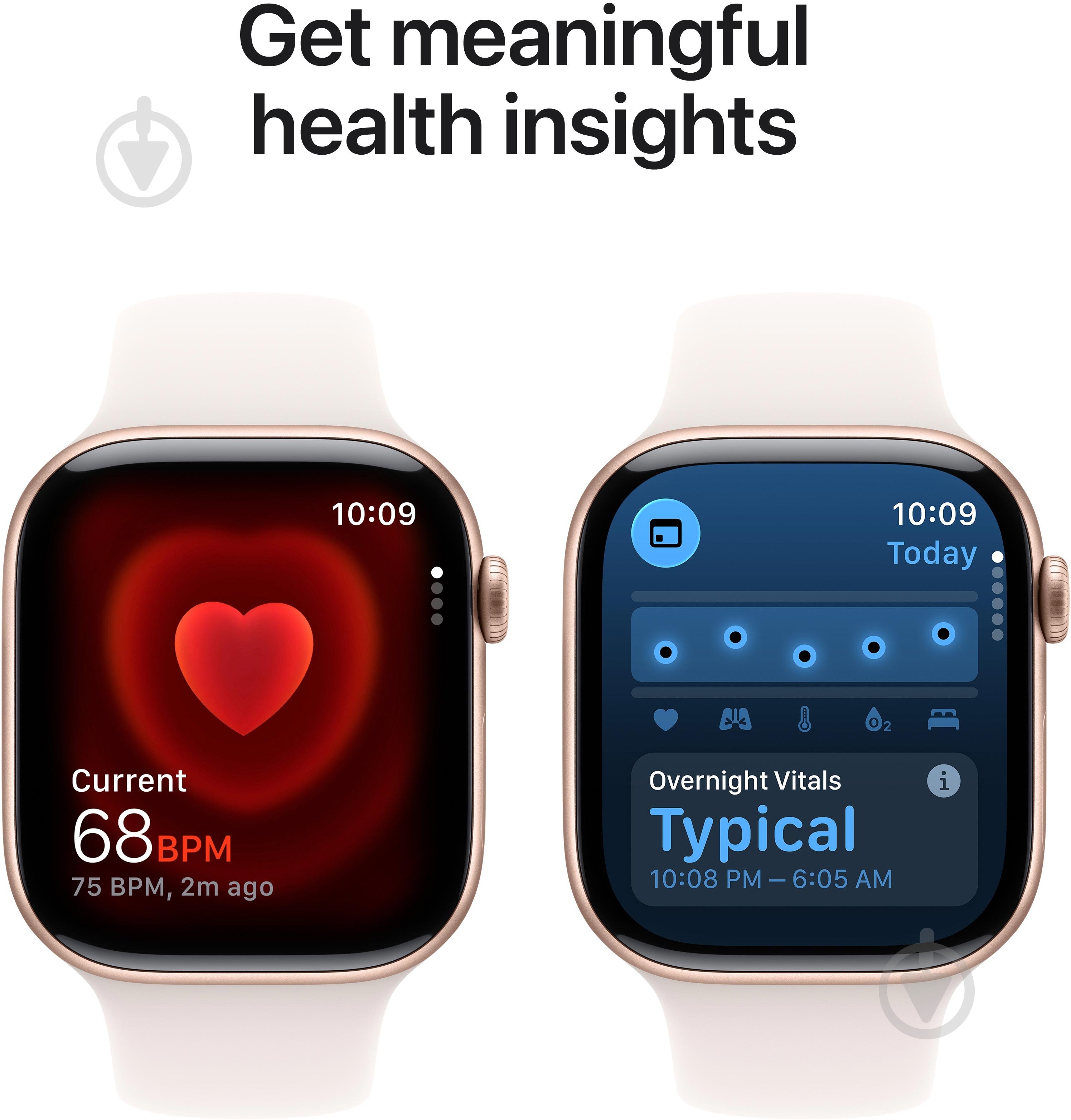 Смарт-часы Apple Watch Series 11 GPS + Cellular 42mm Rose Gold Aluminium Case with Light Blush Sport Band - M/L (MF8F4RK/A) - фото 4 Смарт-часы Apple Watch Series 11 GPS + Cellular 42mm Rose Gold Aluminium Case with Light Blush Sport Band - M/L (MF8F4RK/A) - фото 4