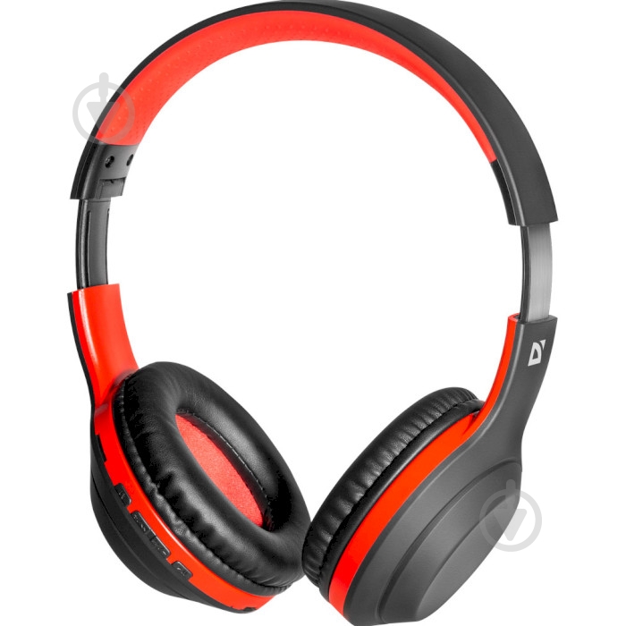 Наушники Defender FreeMotion B560 black/red (63560) - фото 4 Наушники Defender FreeMotion B560 black/red (63560) - фото 4