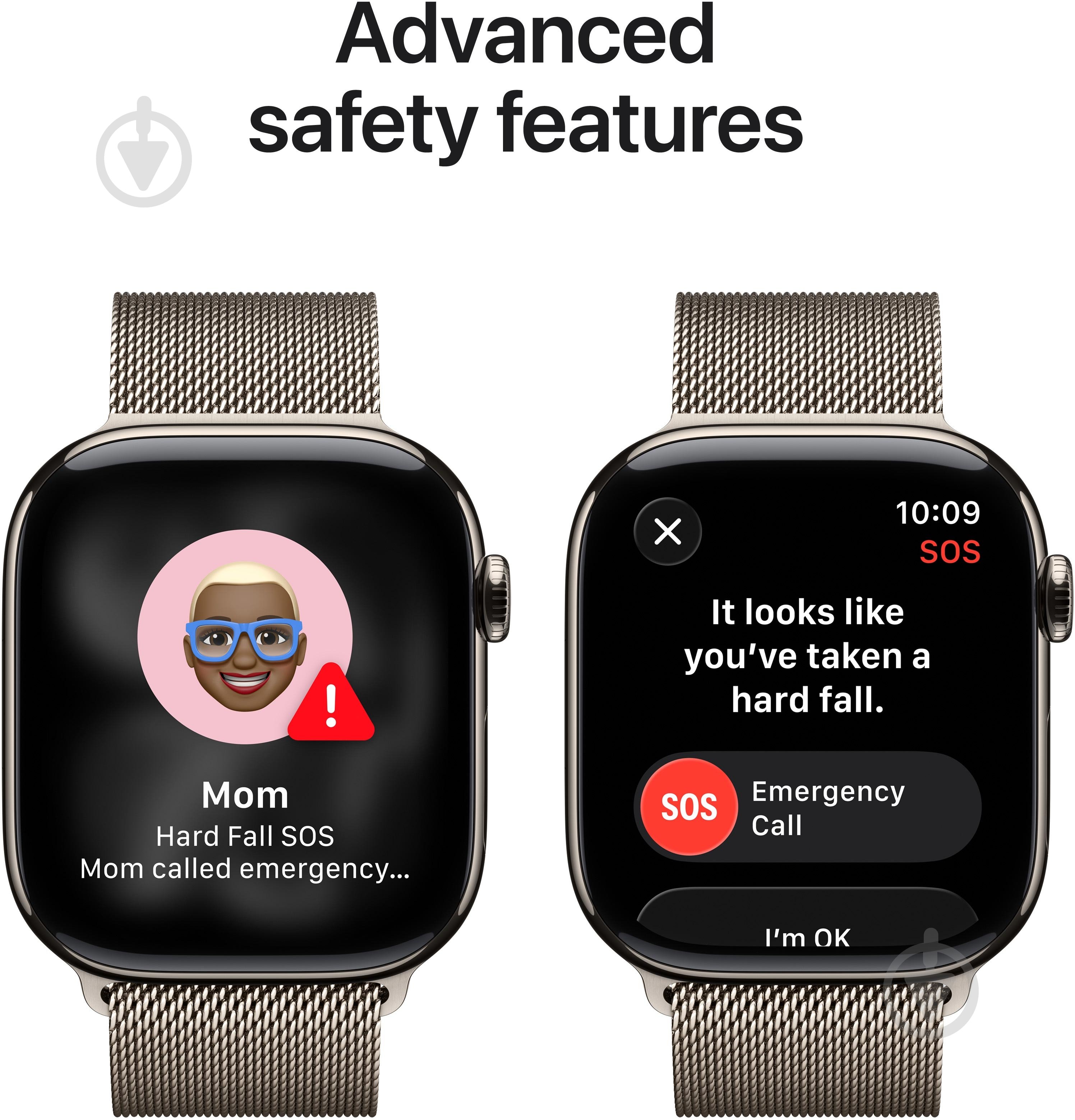 Смарт-годинник Apple Watch Series 11 GPS + Cellular 42mm Natural Titanium Case with Natural Milanese Loop (MF8P4RK/A) - фото 6