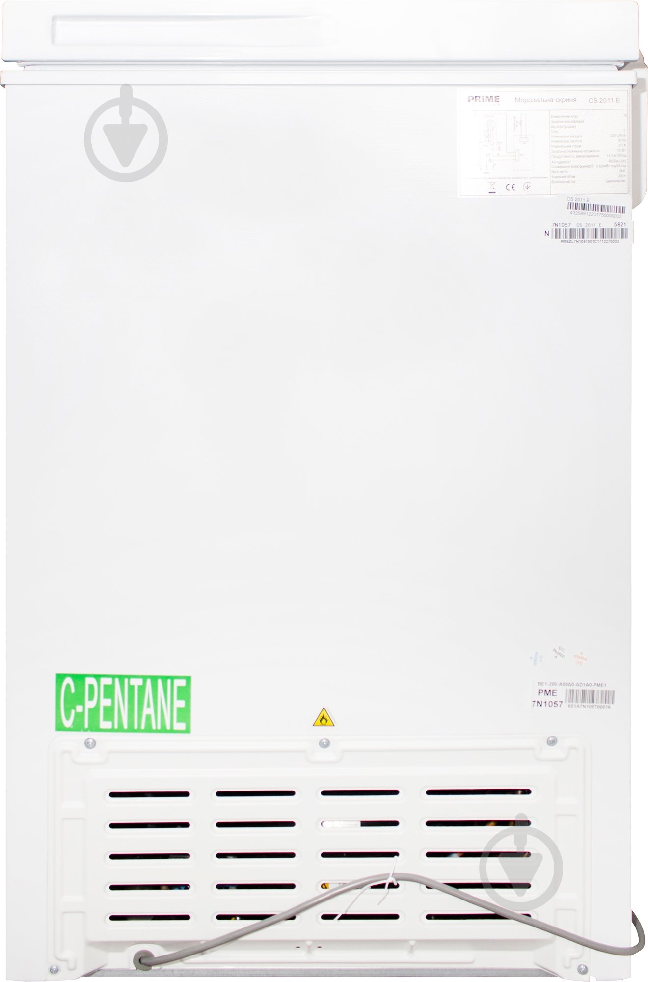 Морозильна скриня PRIME Technics CS 20141 M - фото 6