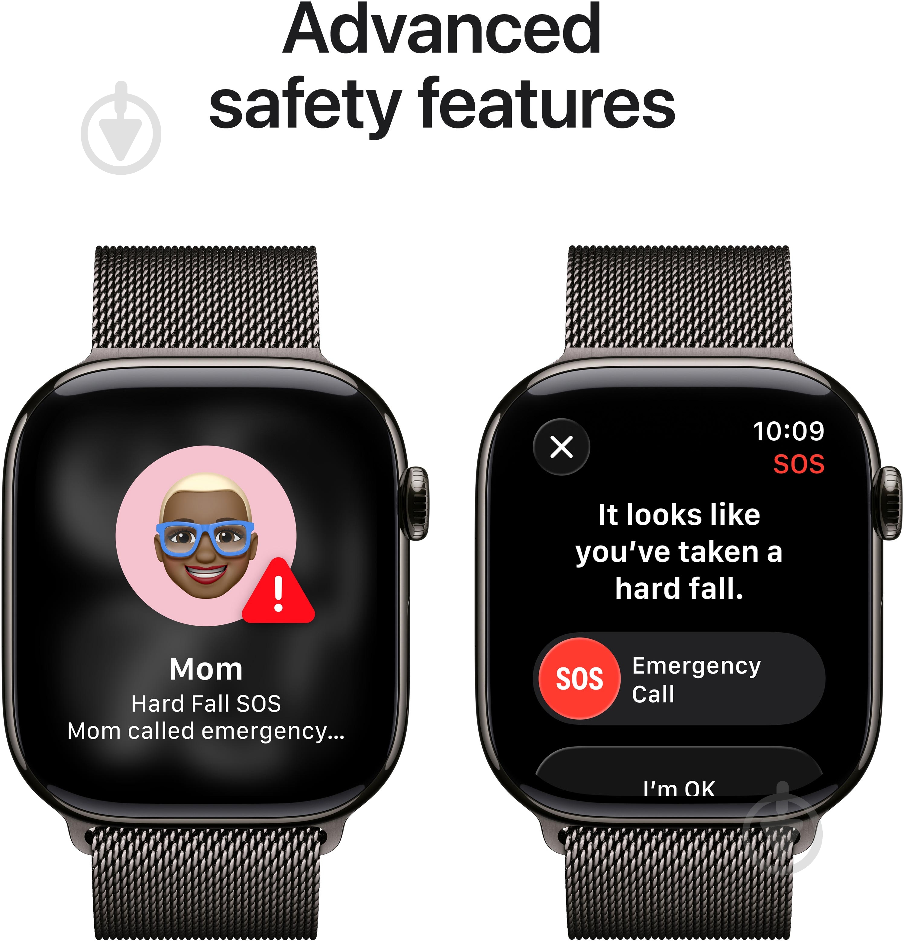 Смарт-годинник Apple Watch Series 11 GPS + Cellular 42mm Slate Titanium Case with Slate Milanese Loop (MF8U4RK/A) - фото 6