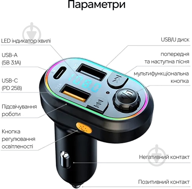 FM-трансмиттер Inspire C29 - фото 2