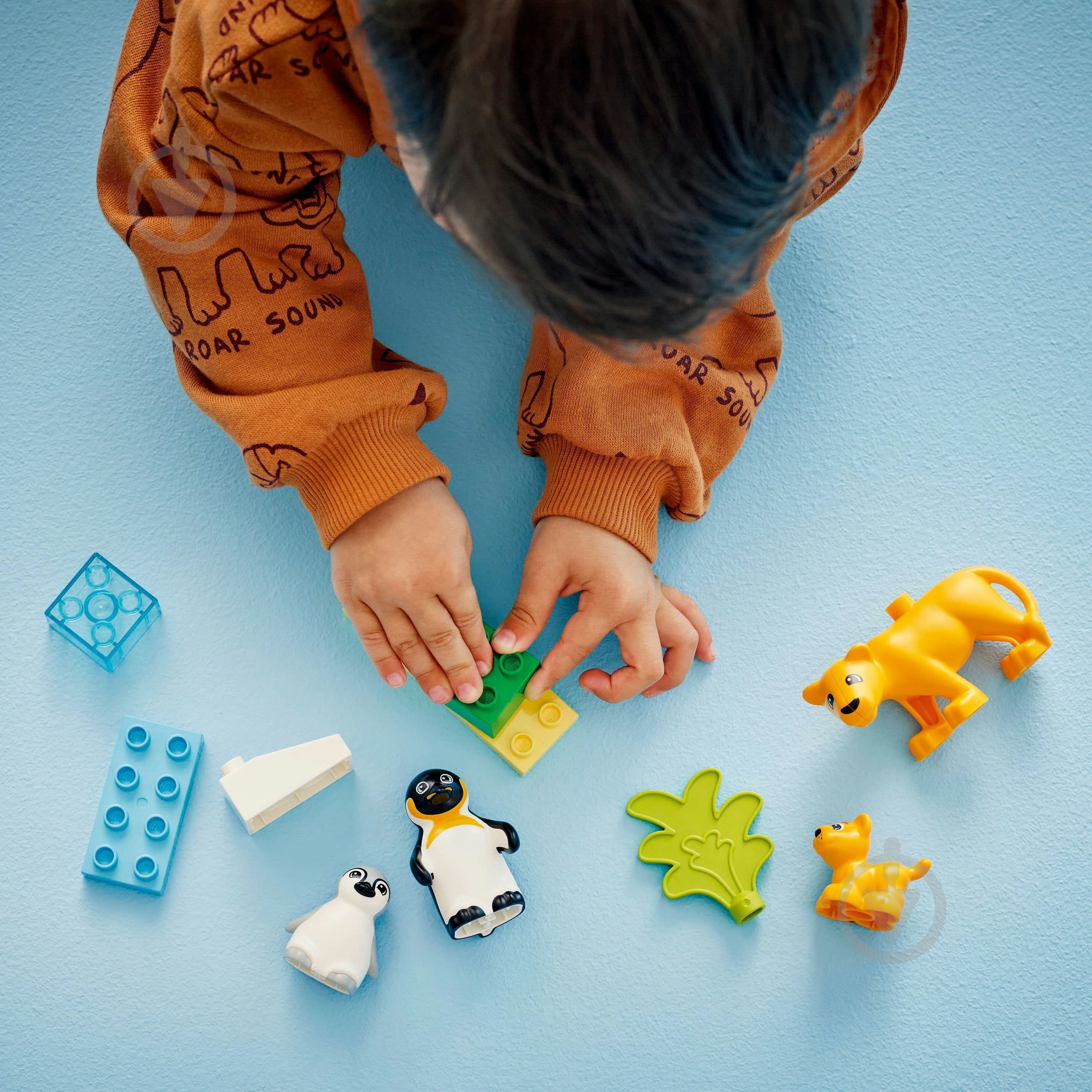 Конструктор LEGO DUPLO Сімейства диких тварин: Пінгвіни та Леви 10442 - фото 11