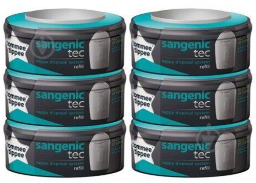 Аксессуар Tommee Tippee Sangenic Tec 6 шт. - фото 2 Аксессуар Tommee Tippee Sangenic Tec 6 шт. - фото 2
