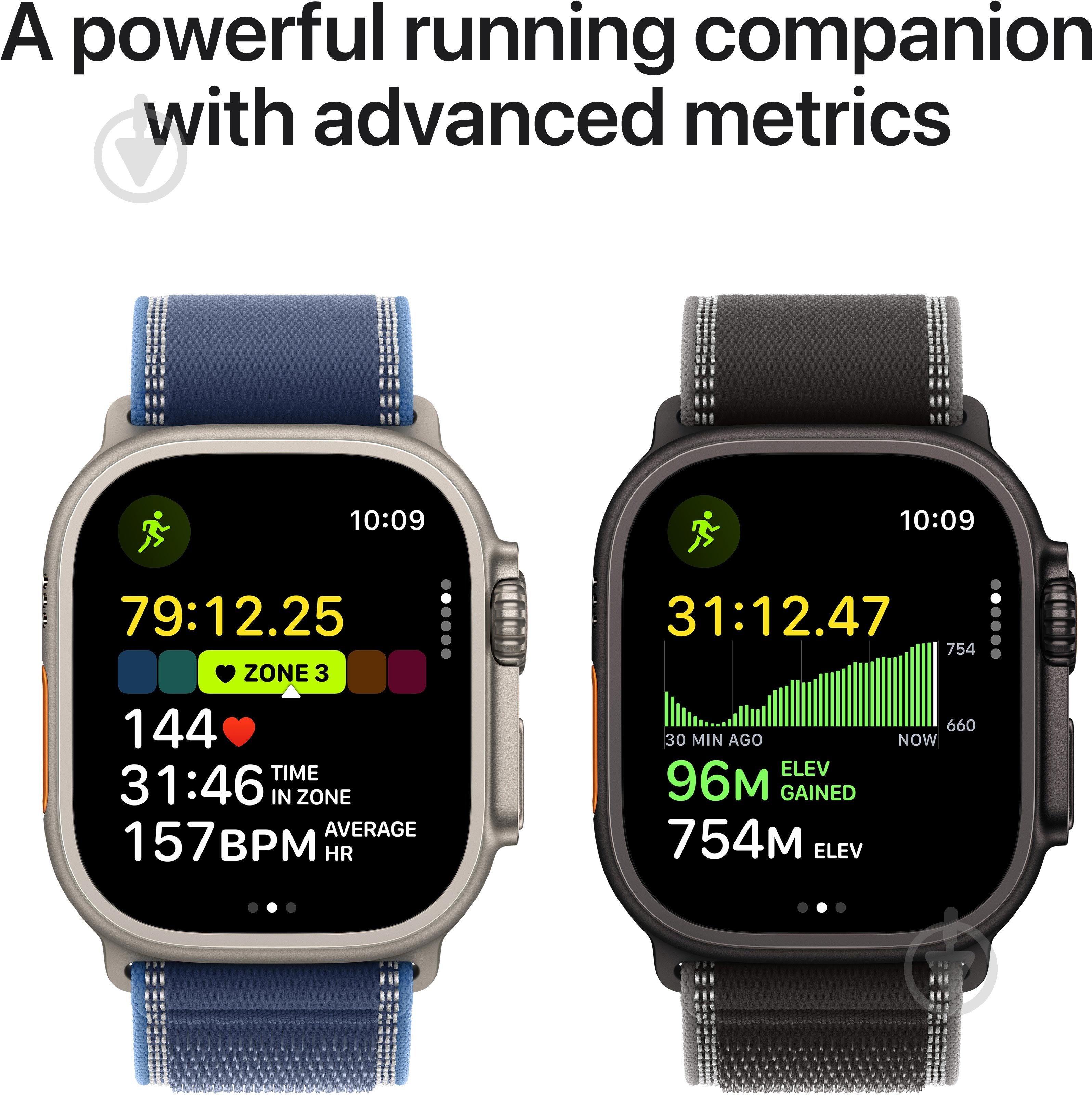 Смарт-годинник Apple Watch Ultra 3 GPS + Cellular 49mm Black Titanium Case with Black Ocean Band (MF0J4QP/A) - фото 4