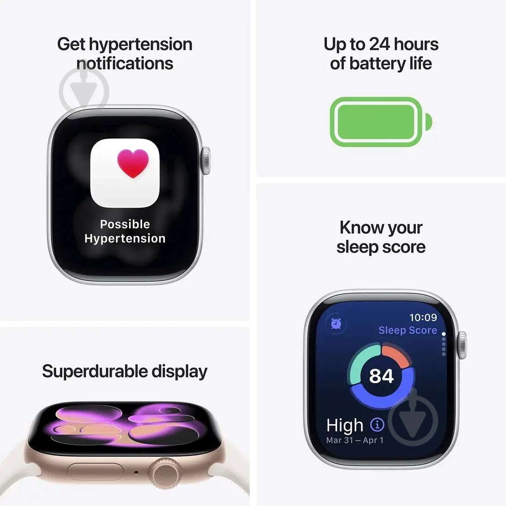 Смарт-часы Apple Watch Series 11 GPS + Cellular 46mm Gold Titanium Case with Light Blush Sport Band - M/L (MFD64RK/A) - фото 3 Смарт-часы Apple Watch Series 11 GPS + Cellular 46mm Gold Titanium Case with Light Blush Sport Band - M/L (MFD64RK/A) - фото 3