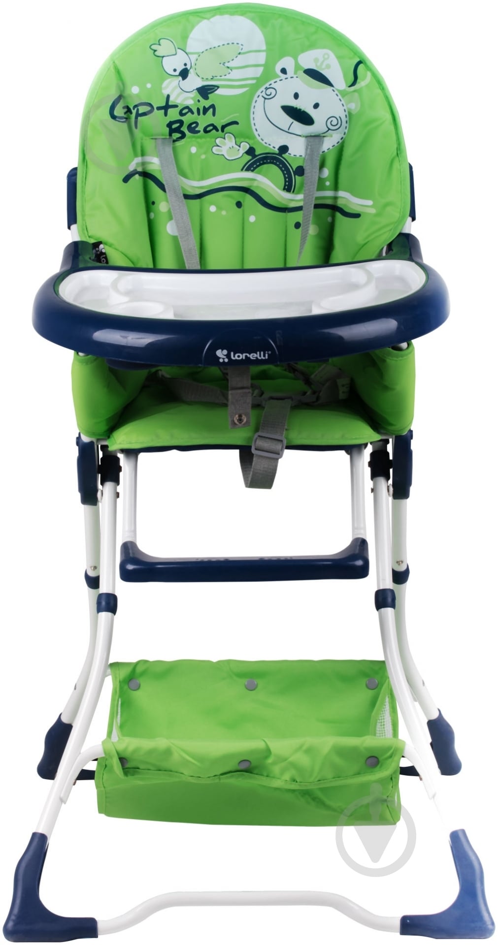 Стульчик для кормления Bertoni BRAVO green captain bear 15646 - фото 2 Стульчик для кормления Bertoni BRAVO green captain bear 15646 - фото 2
