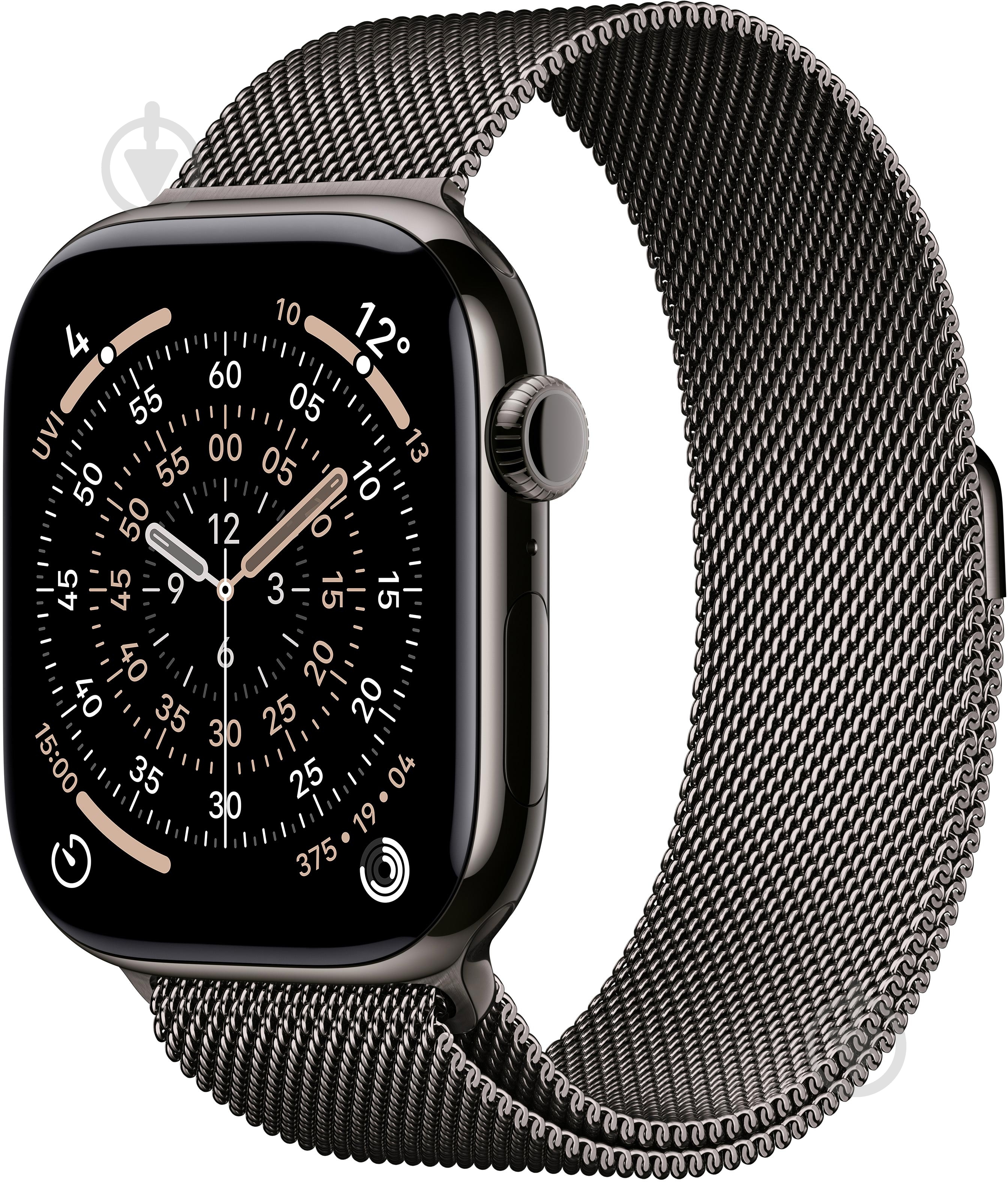 Смарт-годинник Apple Watch Series 11 GPS + Cellular 46mm Slate Titanium Case with Slate Milanese Loop - S/M (MFD34RK/A) - фото 1