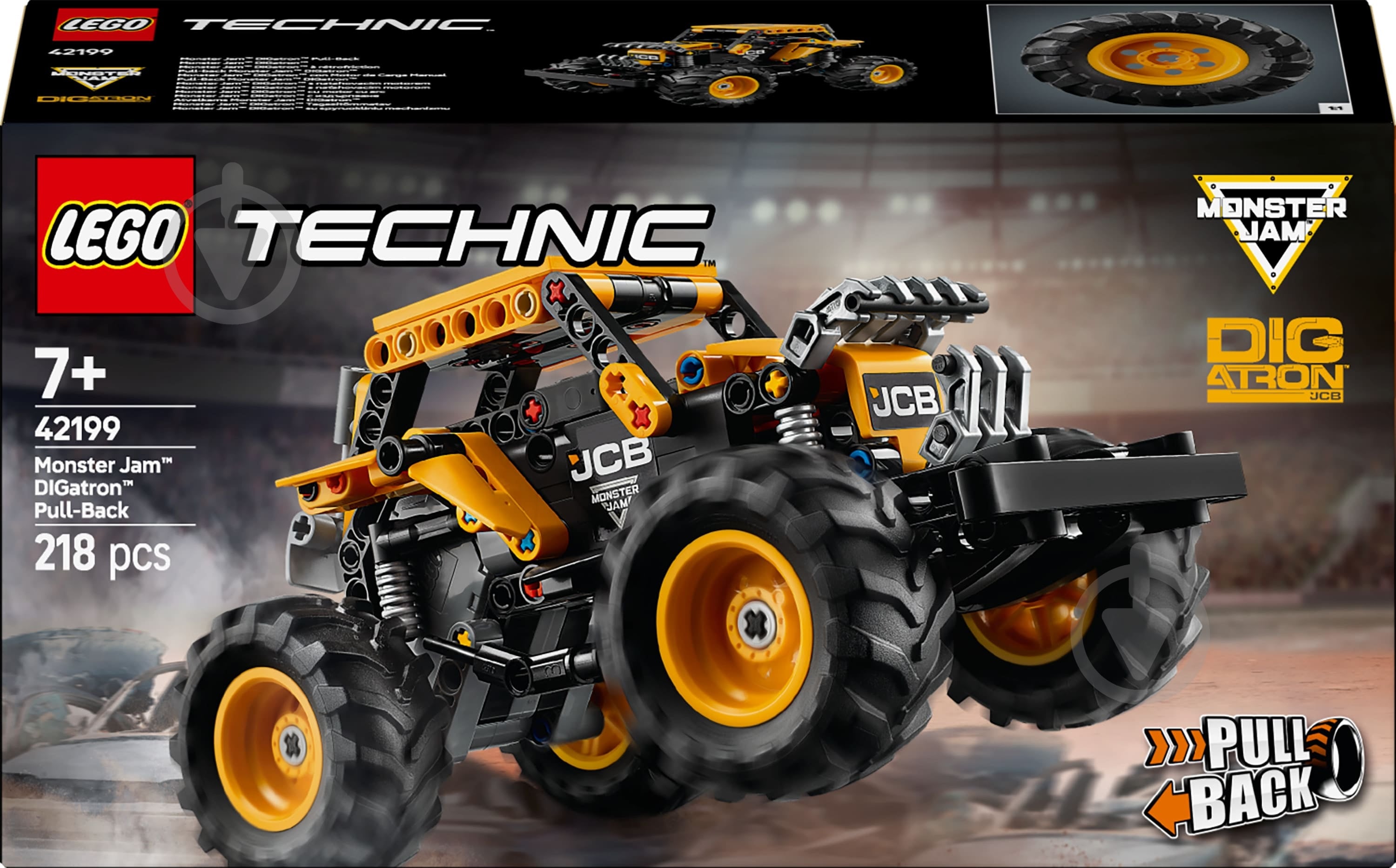 Конструктор LEGO Technic Monster Jam™ DIGatron™ с инерционным двигателем 42199 - фото 1