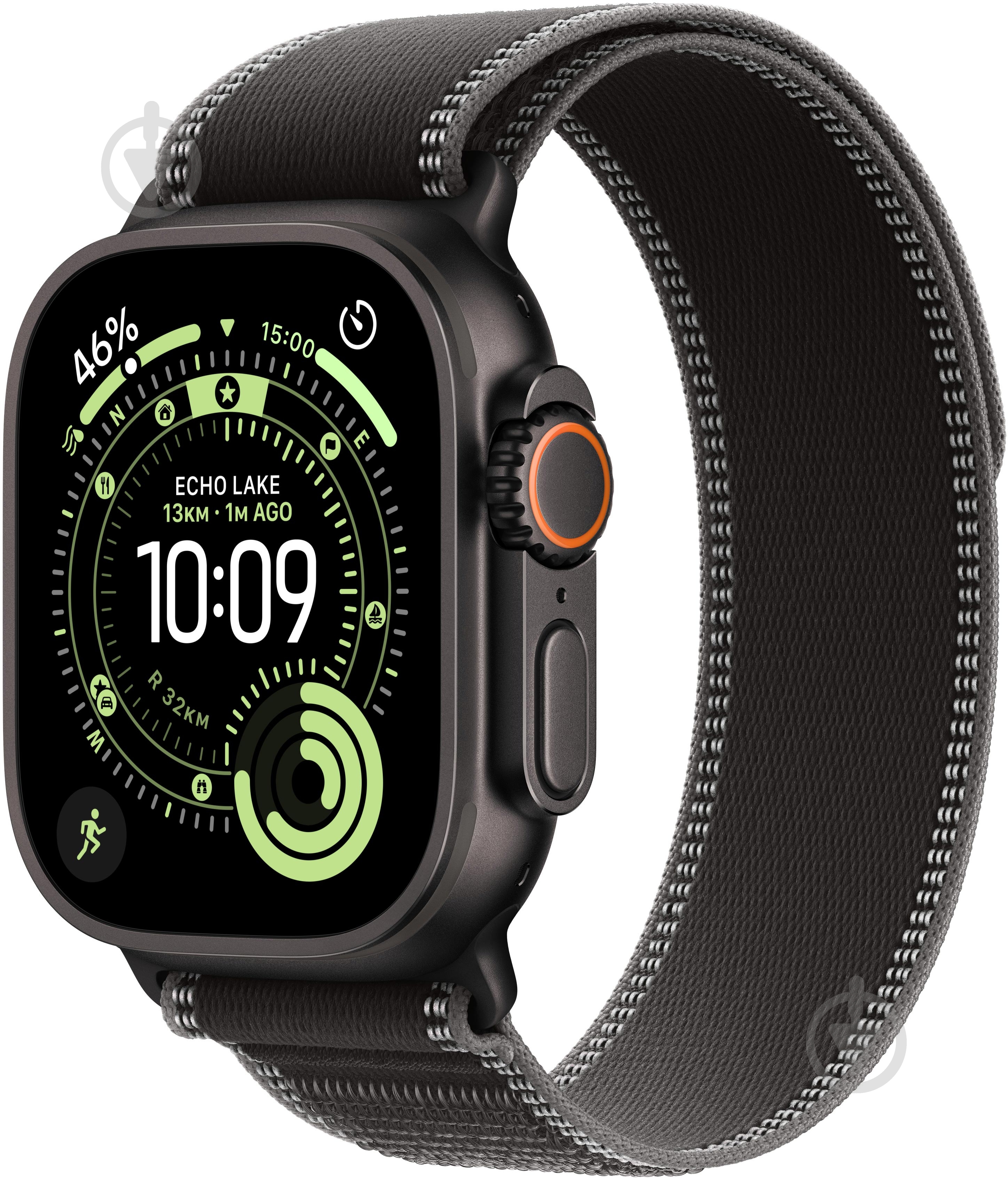 Смарт-годинник Apple Watch Ultra 3 GPS + Cellular 49mm Black Titanium Case with Black/Charcoal Trail Loop - S/M (MF1D4QP/A) - фото 1 Смарт-годинник Apple Watch Ultra 3 GPS + Cellular 49mm Black Titanium Case with Black/Charcoal Trail Loop - S/M (MF1D4QP/A) - фото 1
