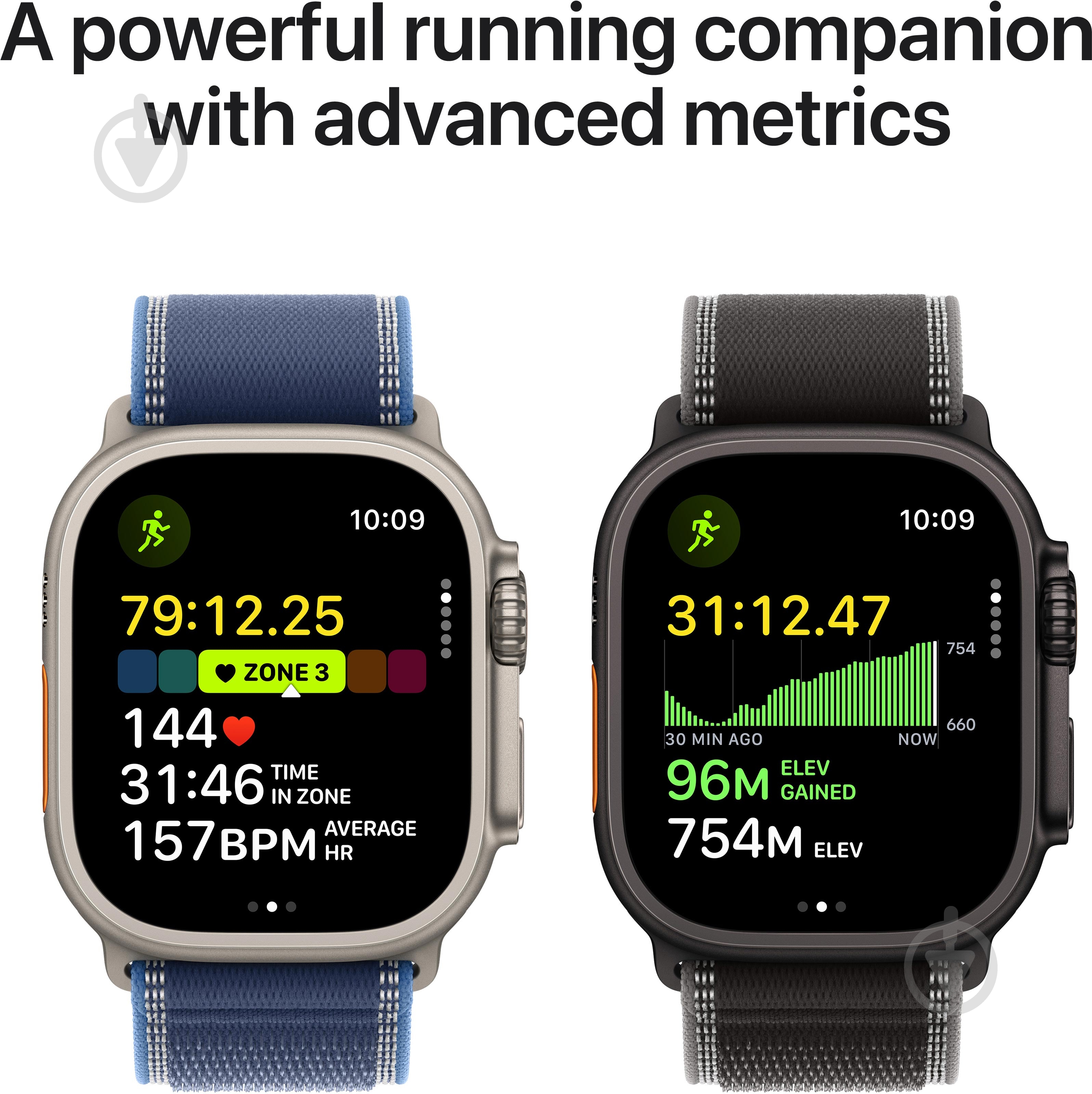 Смарт-годинник Apple Watch Ultra 3 GPS + Cellular 49mm Black Titanium Case with Black/Charcoal Trail Loop - S/M (MF1D4QP/A) - фото 4 Смарт-годинник Apple Watch Ultra 3 GPS + Cellular 49mm Black Titanium Case with Black/Charcoal Trail Loop - S/M (MF1D4QP/A) - фото 4