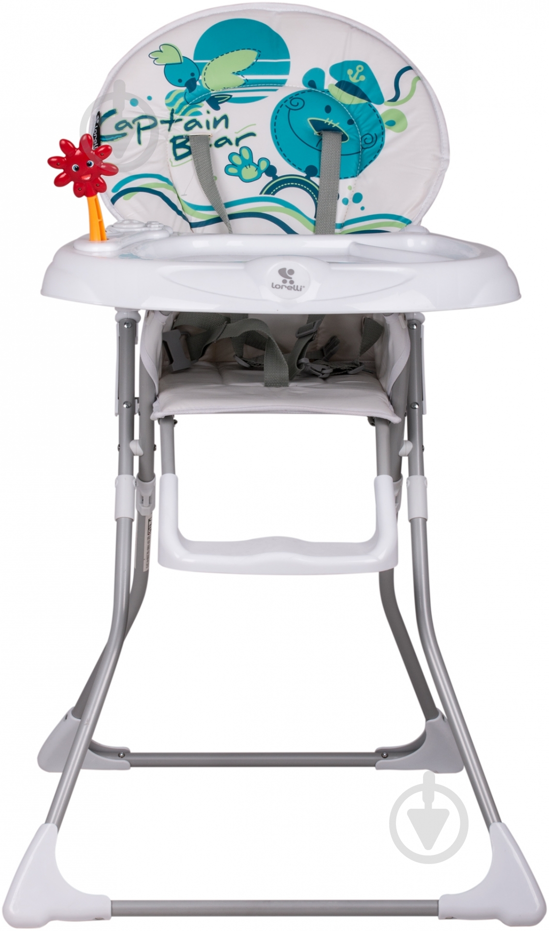 Стульчик для кормления Bertoni JOLLY white captain bear 15641 - фото 2