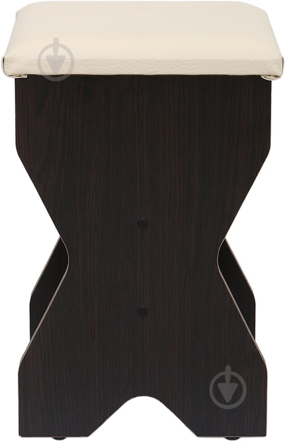 Табурет Компанит Т-1 слоновая кость / венге - фото 2