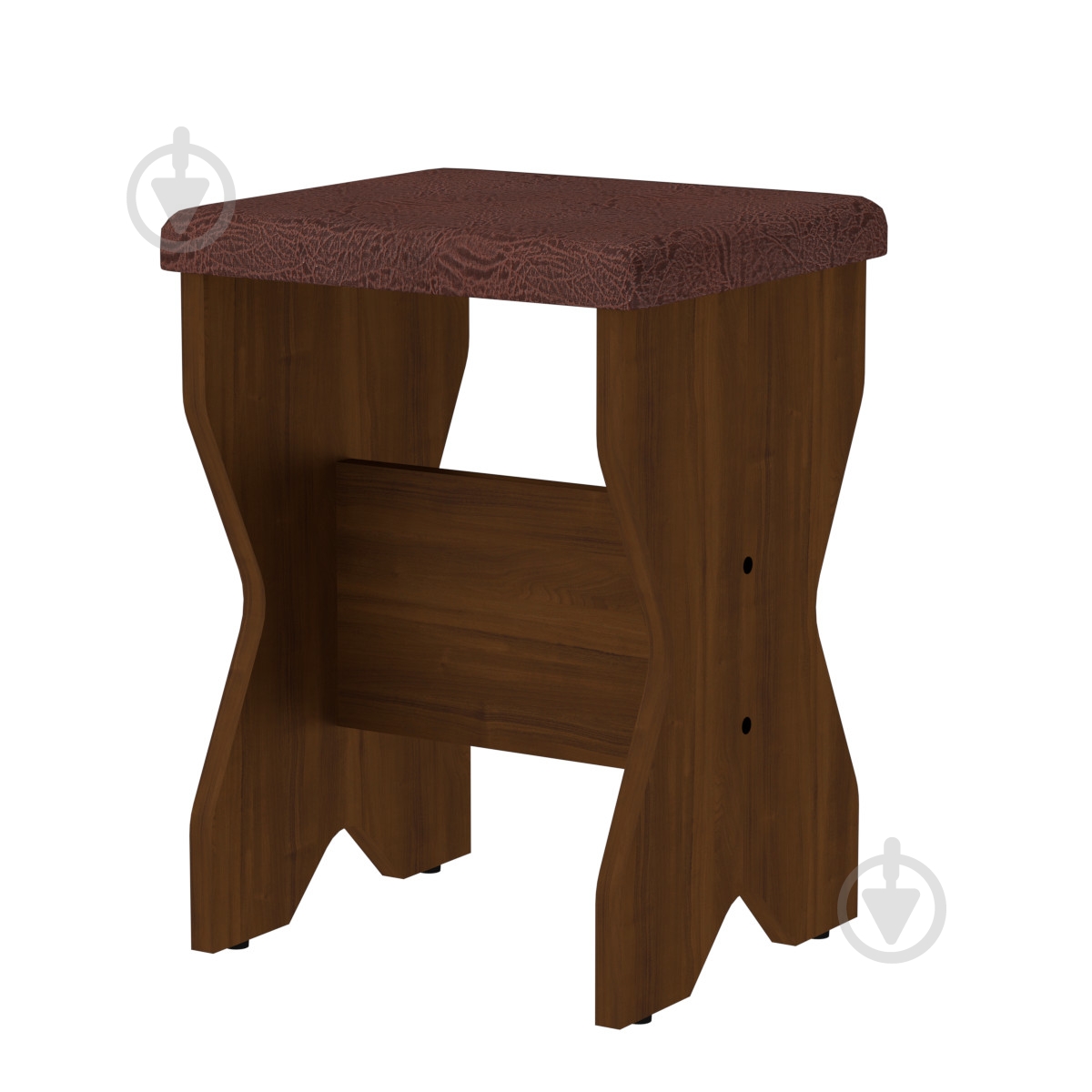 Табурет Компанит Т-1 бронза / орех - фото 1