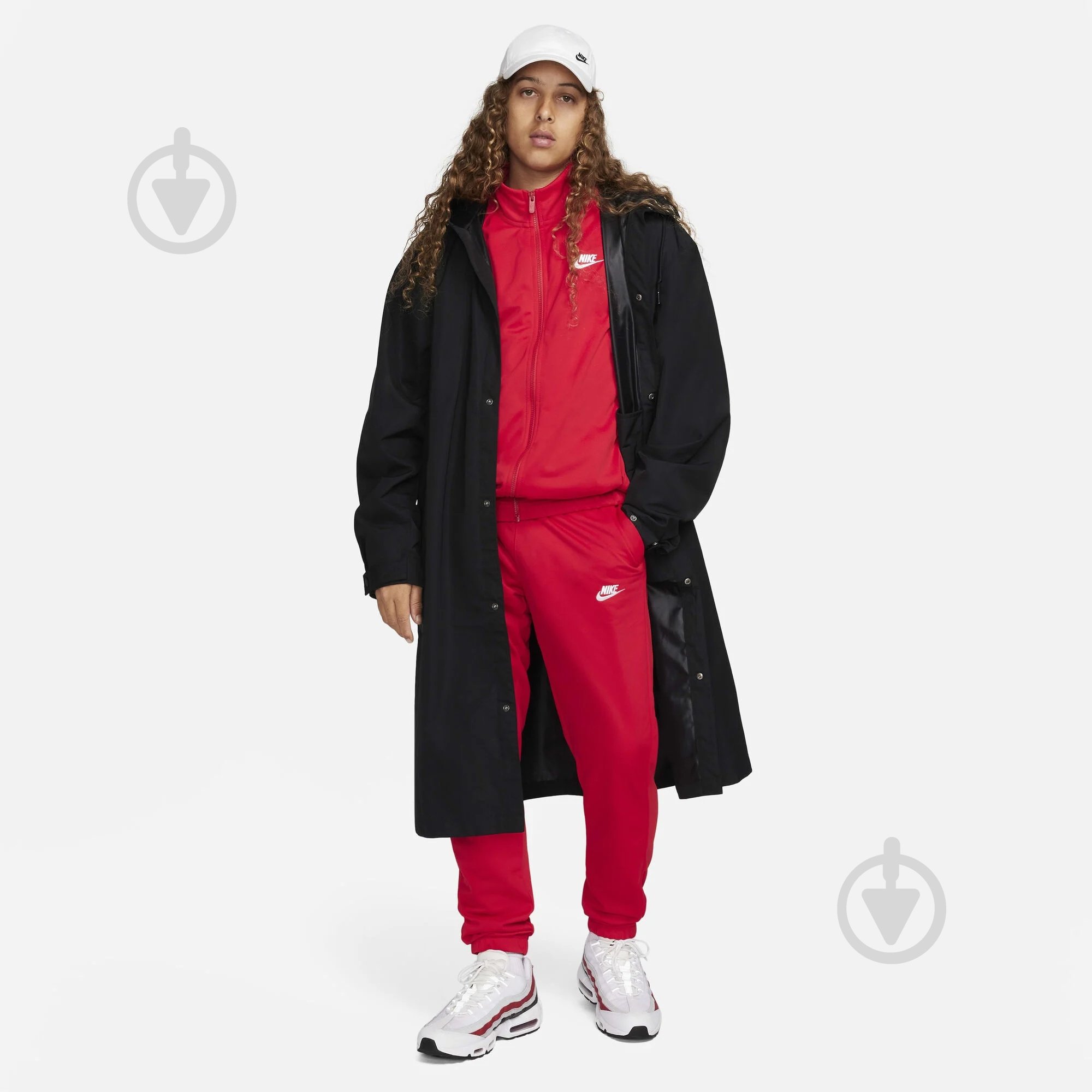 Спортивный костюм Nike Club Poly-Knit Tracksuit FB7351-657 р.S красный - фото 9