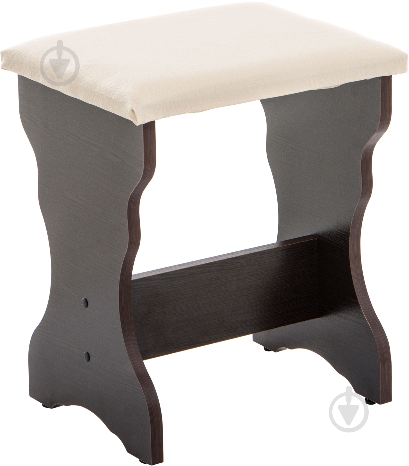 Табурет Компанит Т-2 слоновая кость / венге - фото 1 Табурет Компанит Т-2 слоновая кость / венге - фото 1