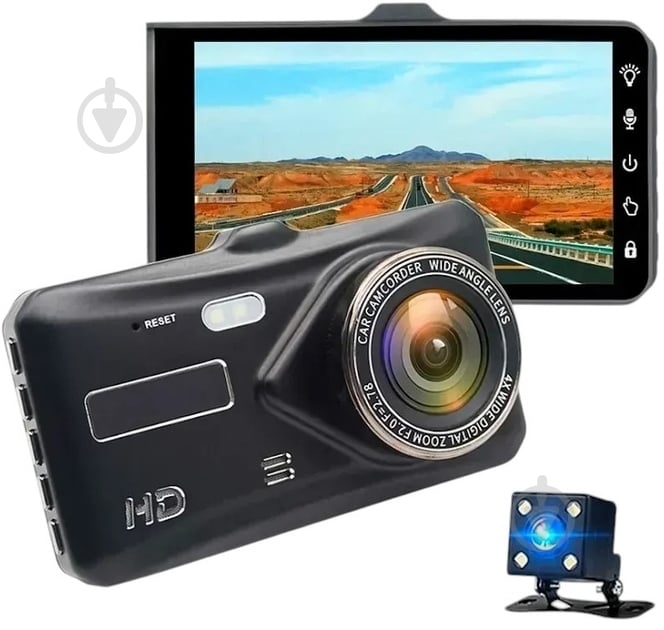 Відеореєстратор Inspire A12 FullHD 1296p з Touch-екраном та камерою заднього виду - фото 1 Відеореєстратор Inspire A12 FullHD 1296p з Touch-екраном та камерою заднього виду - фото 1