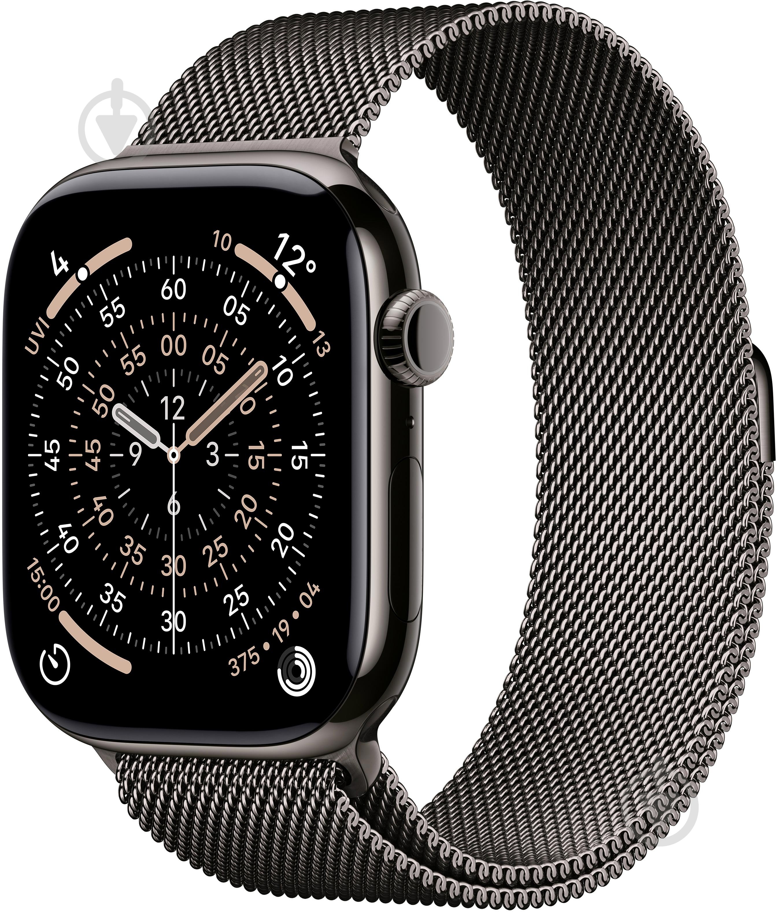Смарт-часы Apple Watch Series 11 GPS + Cellular 46mm Slate Titanium Case with Slate Milanese Loop - M/L (MFD44RK/A) - фото 1