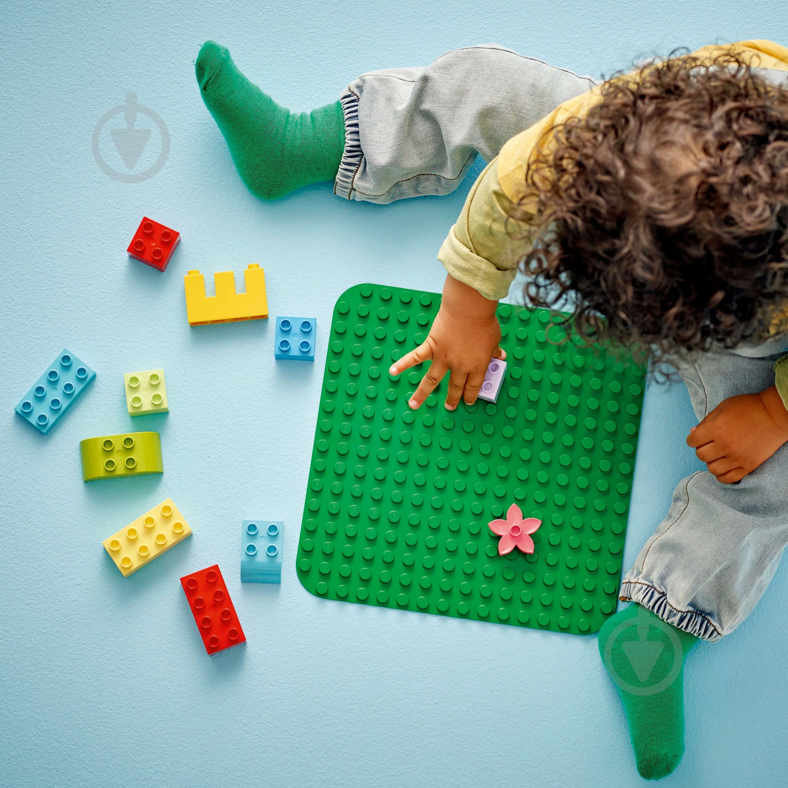 Конструктор LEGO DUPLO Зелена будівельна пластина 10460 - фото 11