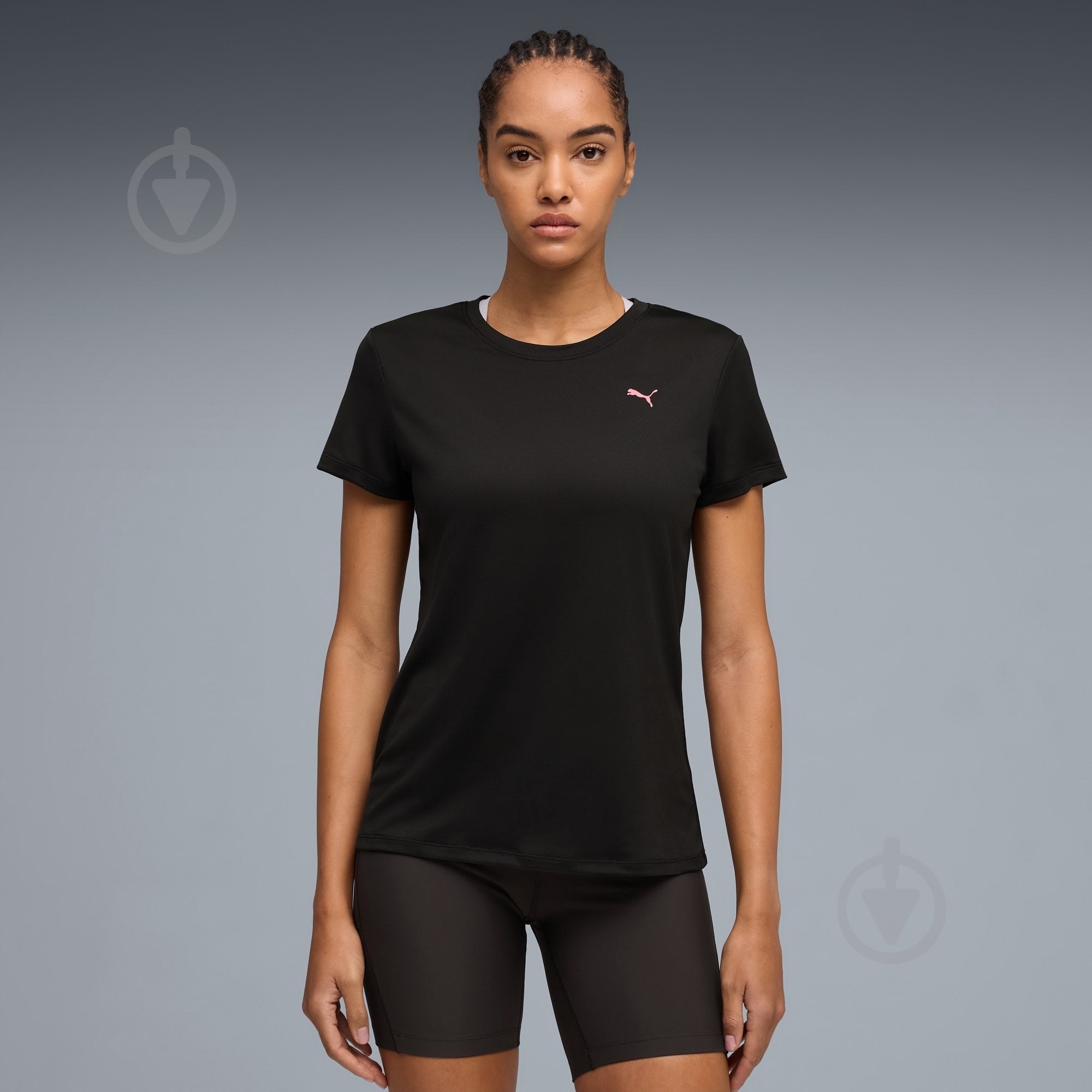 Футболка Puma W Run Club Graphic Tee 52844201 р.XL чорний - фото 3