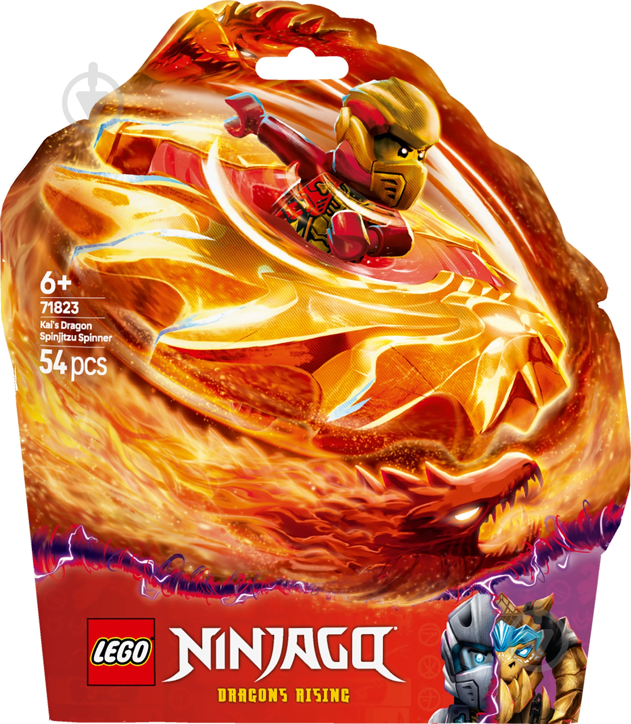 ᐉ Конструктор LEGO NINJAGO Дракон Кая Спин-джитсу 71823 • Купить