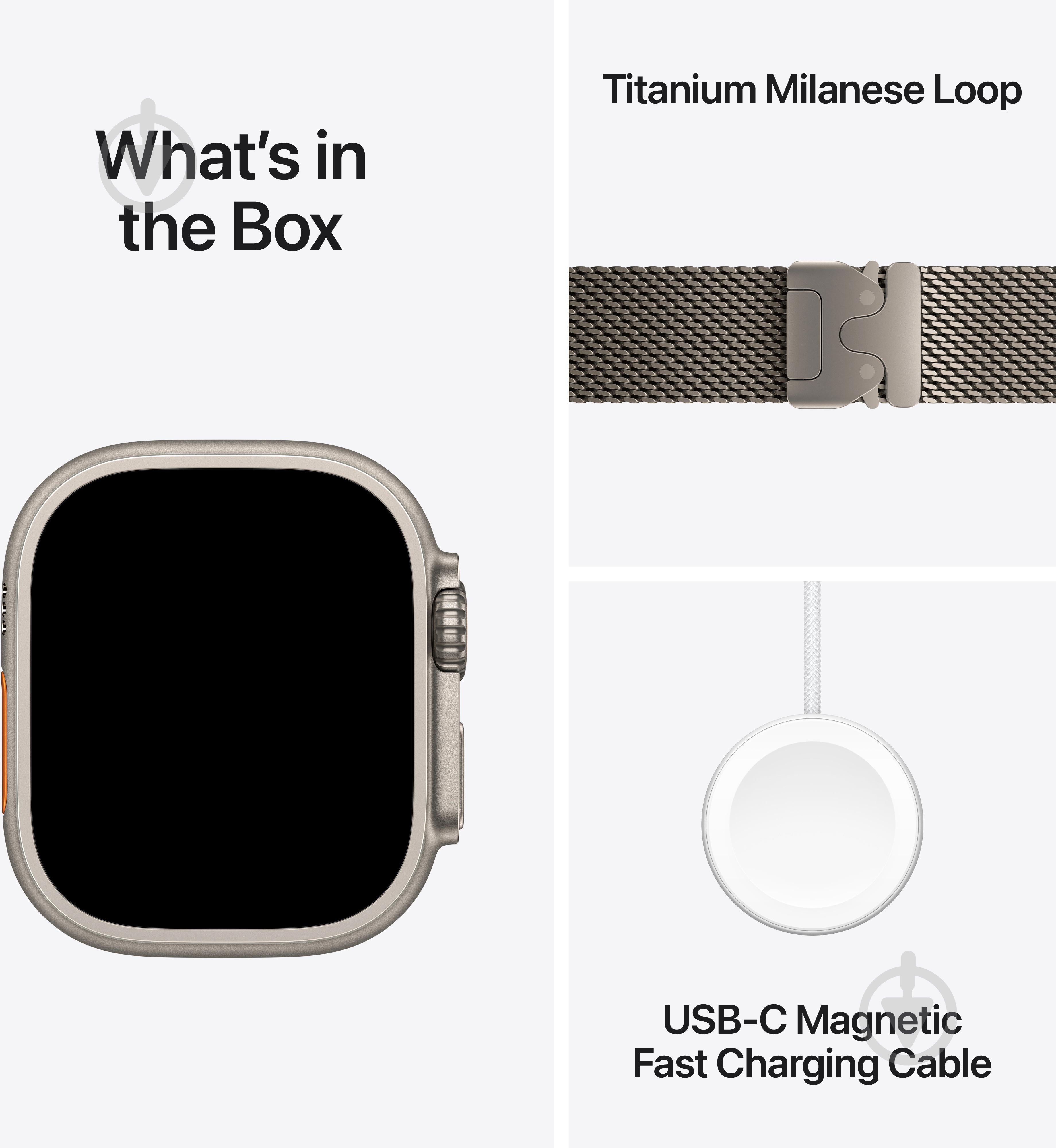 Смарт-годинник Apple Watch Ultra 3 GPS + Cellular 49mm Natural Titanium Case with Natural Titanium Milanese Loop - La - фото 7