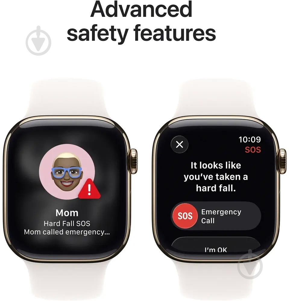 Смарт-годинник Apple Watch Series 11 GPS + Cellular 46mm Gold Titanium Case with Light Blush Sport Band - S/M (MFD54RK/A) - фото 6