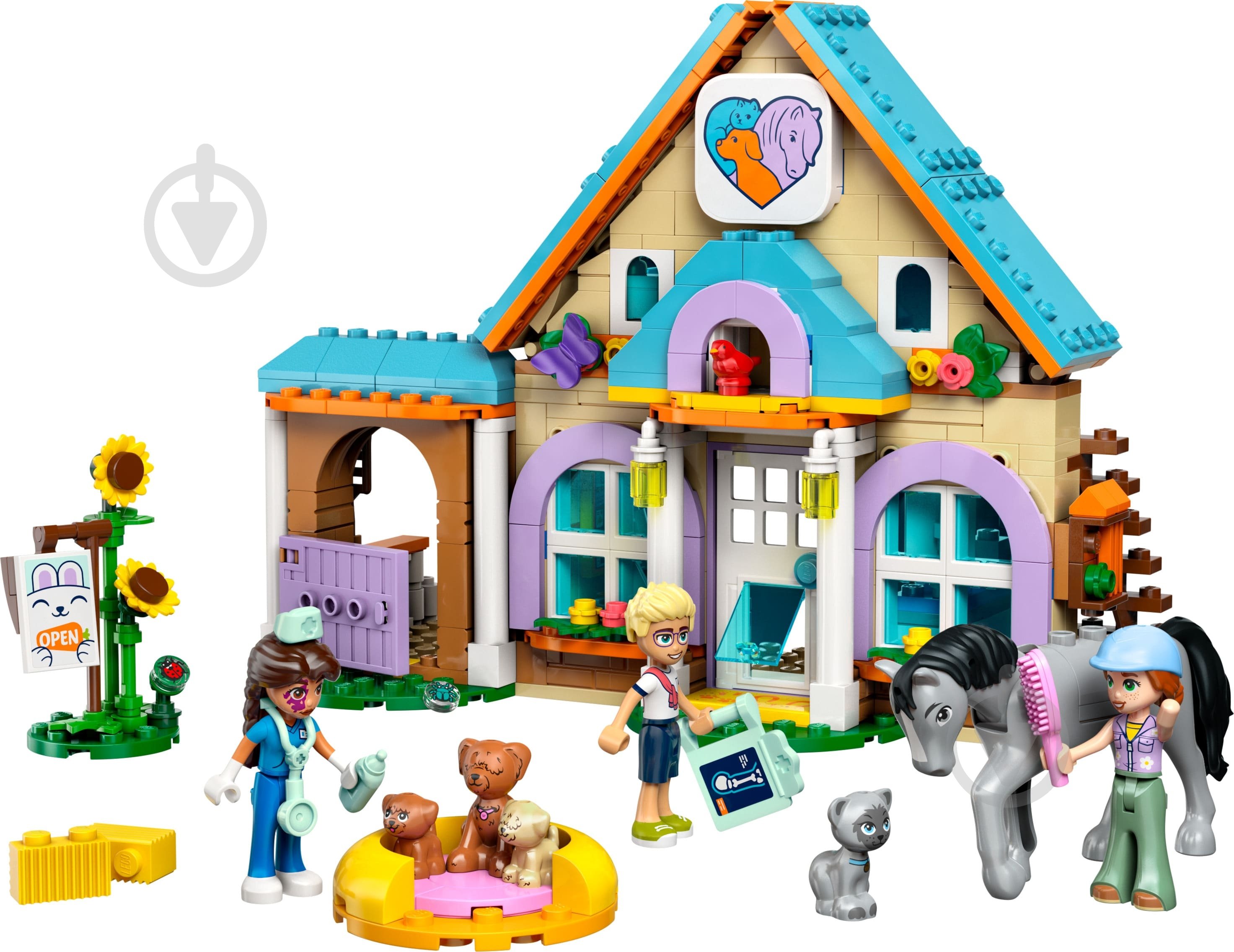 Конструктор LEGO Friends Ветеринарна клініка для коней і домашніх улюбленців 42651 - фото 3 Конструктор LEGO Friends Ветеринарна клініка для коней і домашніх улюбленців 42651 - фото 3