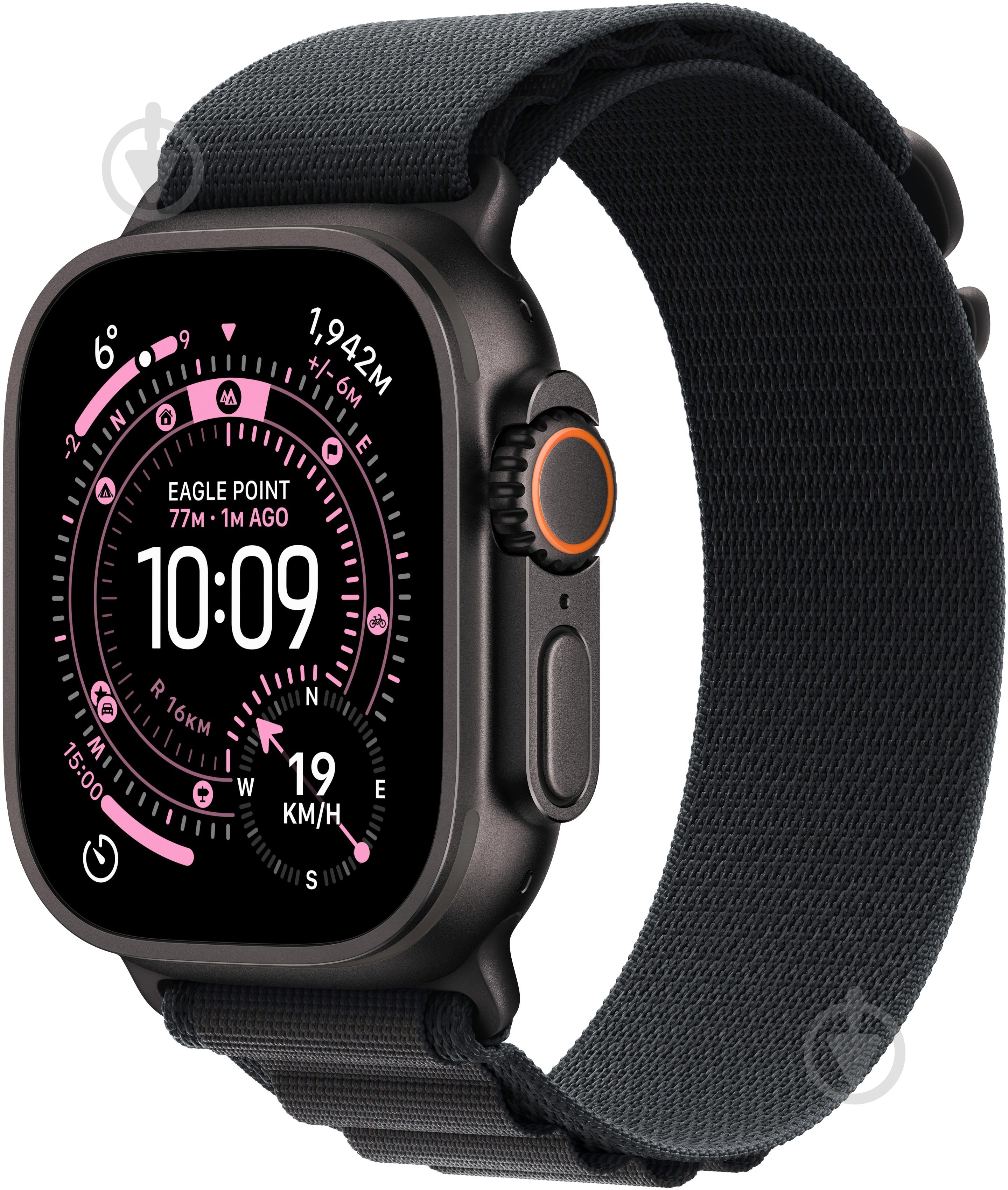 Смарт-годинник Apple Watch Ultra 3 GPS + Cellular 49mm Black Titanium Case with Black Alpine Loop - Small (MF0Q4QP/A) - фото 1