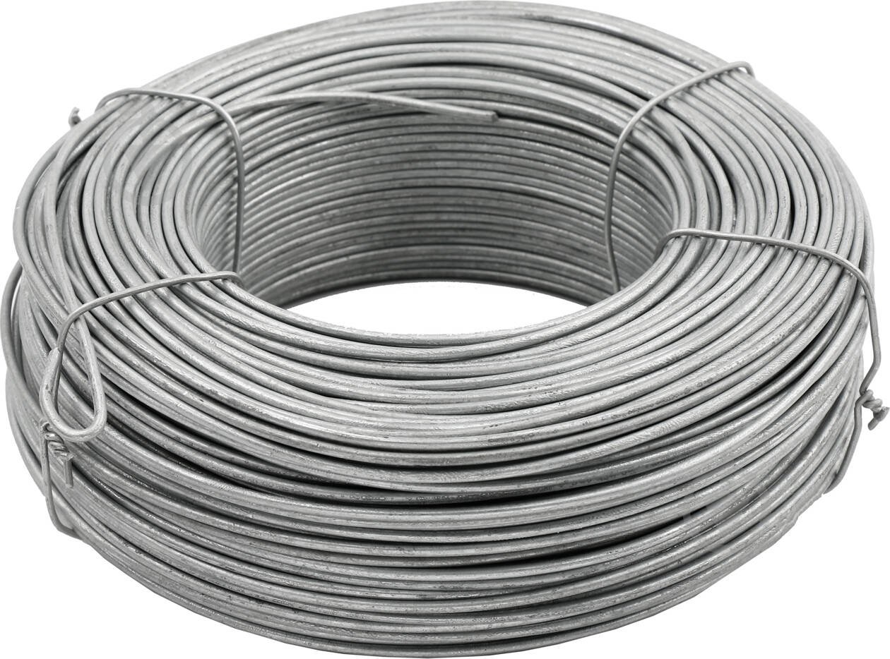 Дріт сталевий 2,0 мм 1,5 кг цинк ДСТУ 3282-74 - фото 1