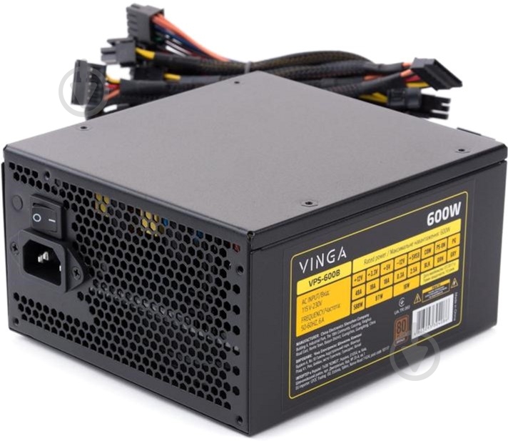 Блок питания Vinga VPS-600B 600 Вт - фото 8