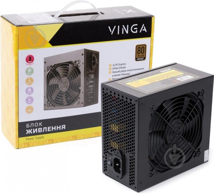 Блок питания Vinga VPS-600B 600 Вт - фото 10