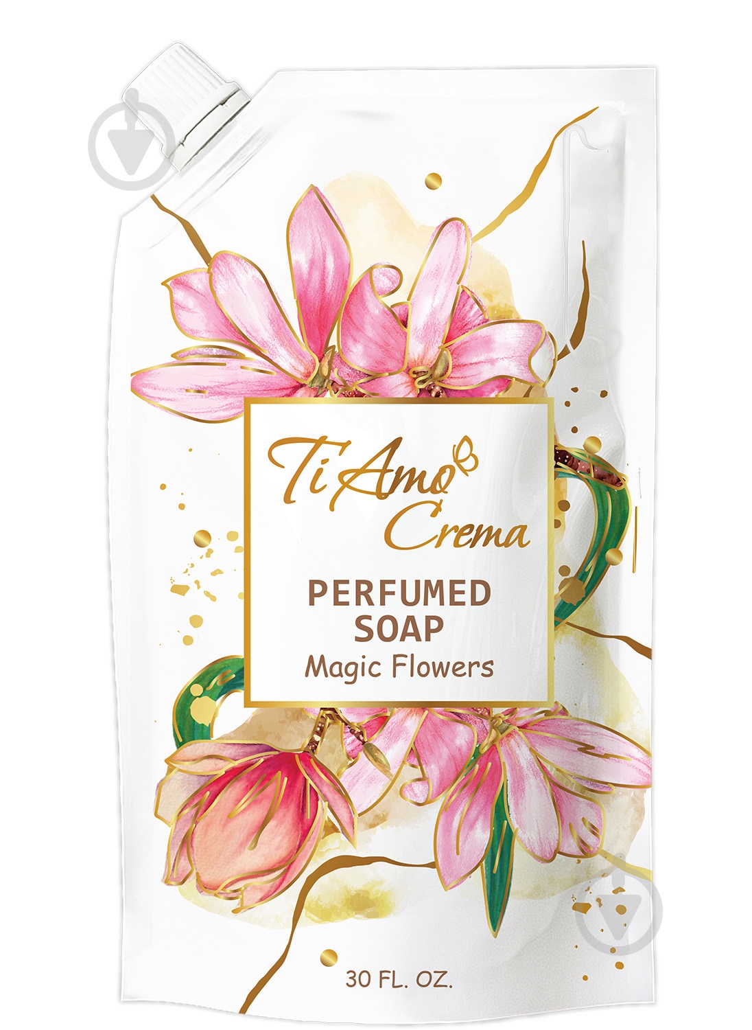 Крем-мыло Ti Amo Crema Magic Flowers 900 мл - фото 1 Крем-мыло Ti Amo Crema Magic Flowers 900 мл - фото 1