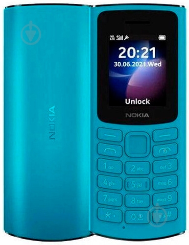 Мобільний телефон Nokia 105 DS 2023 cyan - фото 1
