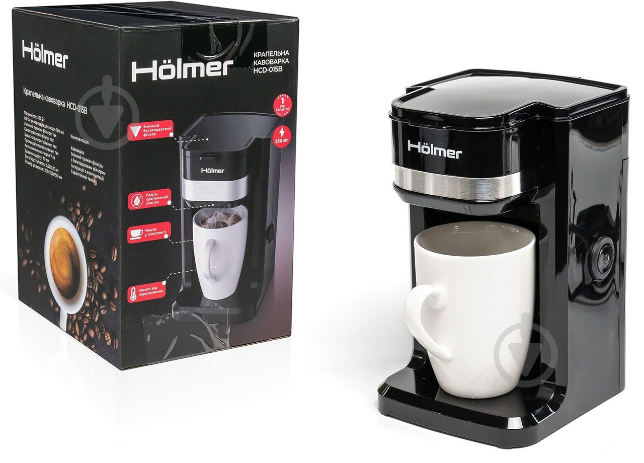 Кофеварка капельная Holmer HCD-015B - фото 8