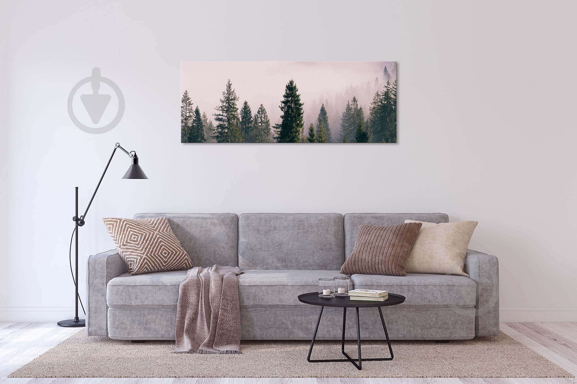 Картина Ліс 57x150 см YS-Art - фото 4 Картина Ліс 57x150 см YS-Art - фото 4