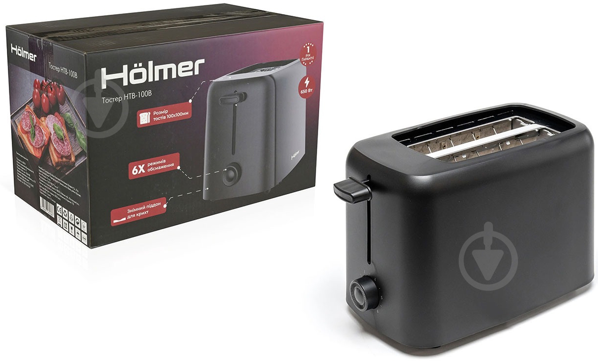 Тостер Holmer HTB-100B - фото 9