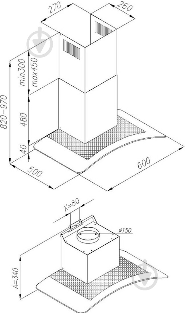 Вытяжка Perfelli G 6341 BL - фото 5
