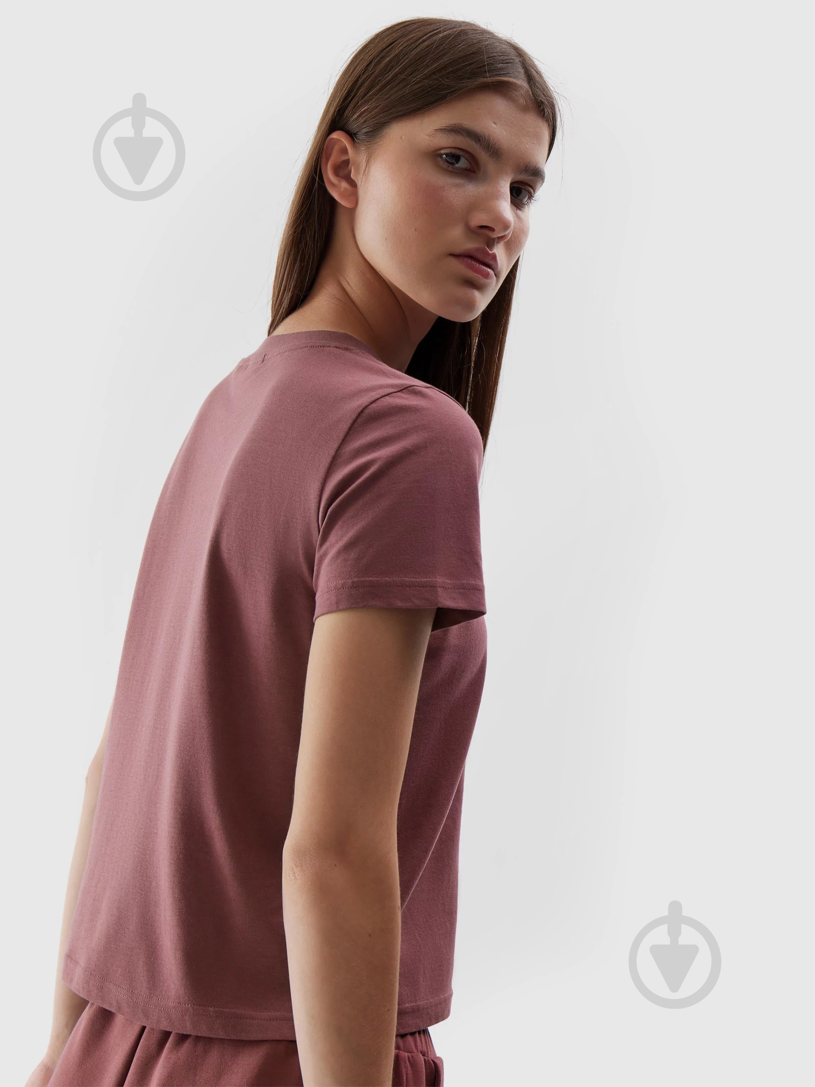 Футболка 4F TSHIRT F1169 4FWAW23TTSHF1169-60S р.XS коричневий - фото 3