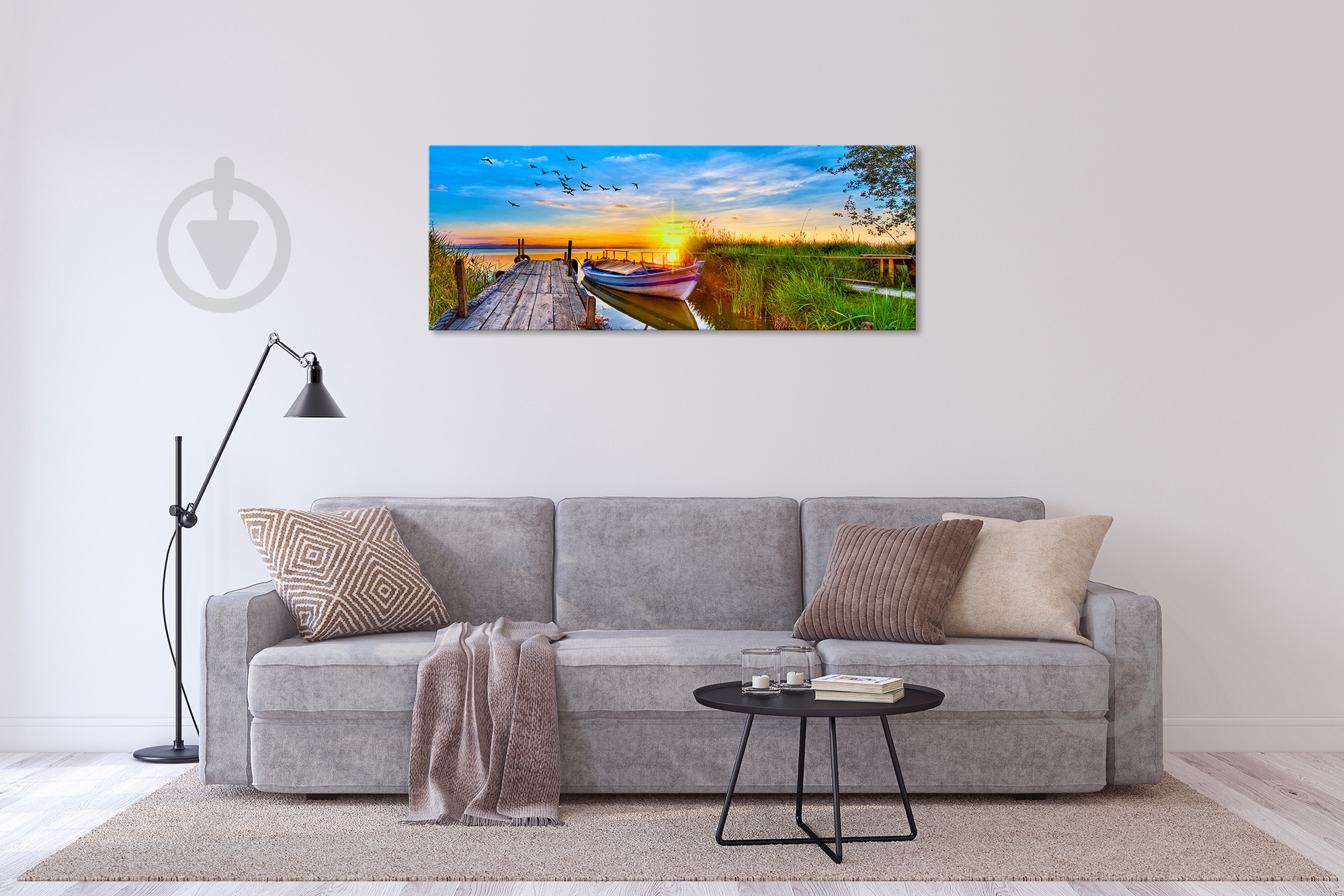 Картина Закат 57x150 см YS-Art - фото 3