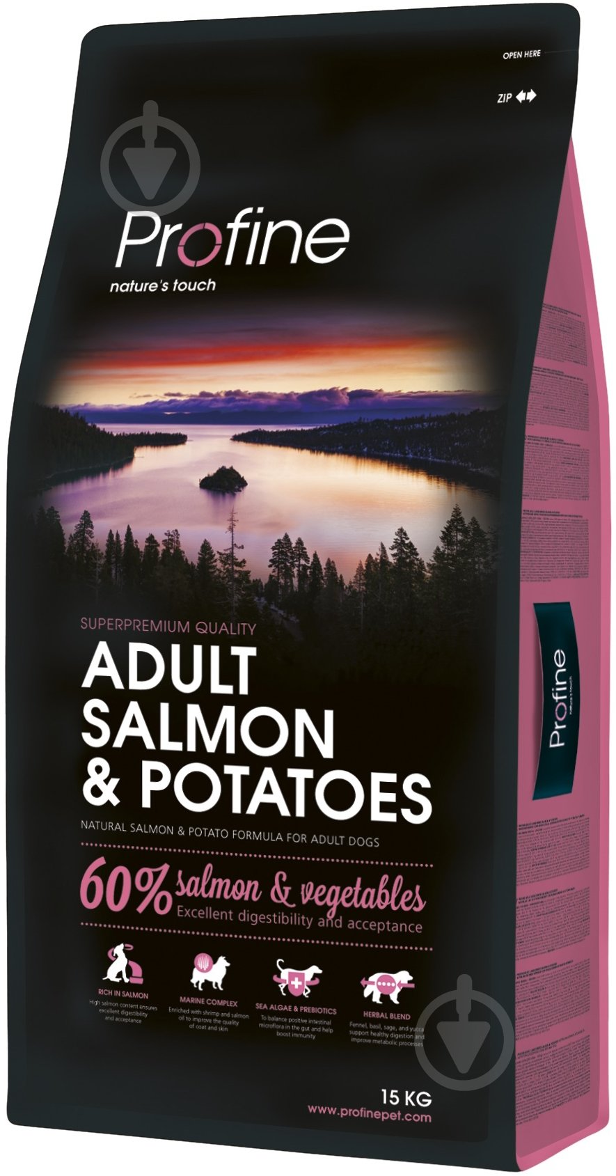 Корм для усіх порід Profine сухий для собак Adult Salmon лосось 15 кг 15 кг - фото 1