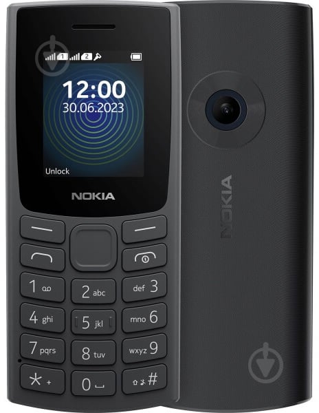Мобильный телефон Nokia 110 DS 2023 charcoal 110 TA-1567 DS AZGEUA CHARCOAL - фото 1