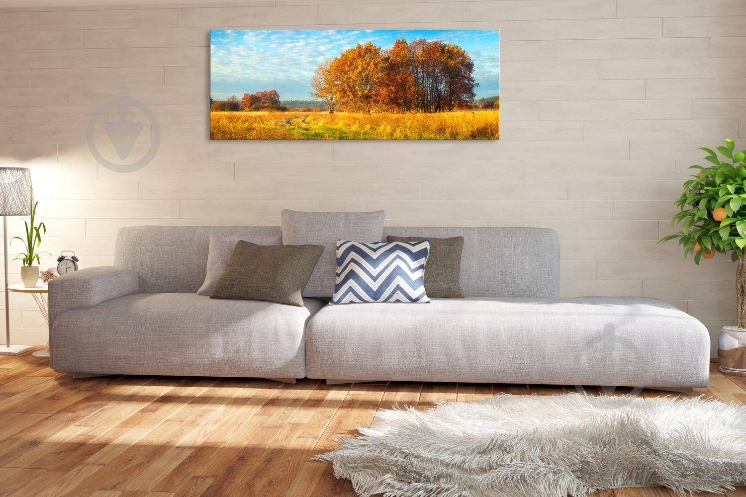 Картина Осень 57x150 см YS-Art - фото 3