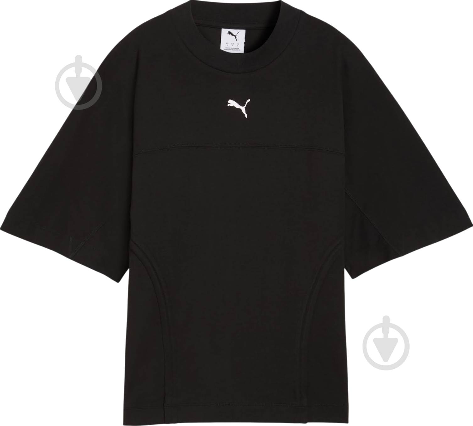 Футболка Puma DARE TO Fitted Waist Tee 63459601 р.XS чорний - фото 1 Футболка Puma DARE TO Fitted Waist Tee 63459601 р.XS чорний - фото 1