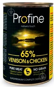 Консерва для усіх порід Profine для собак оленина та курка 400 г 400 г - фото 1