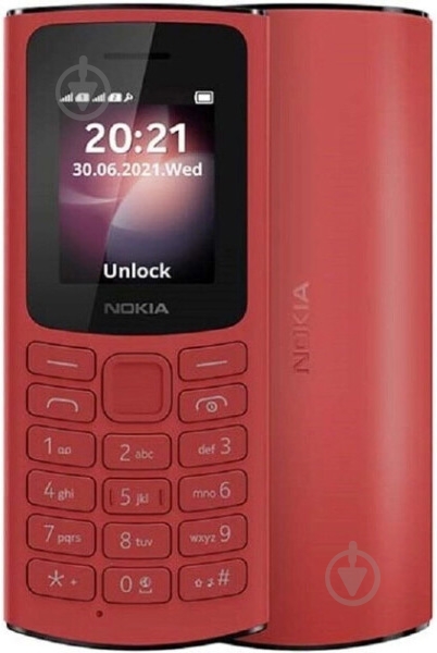 Мобільний телефон Nokia 105 DS 2023 red Nokia 105 2023 DS Red - фото 1