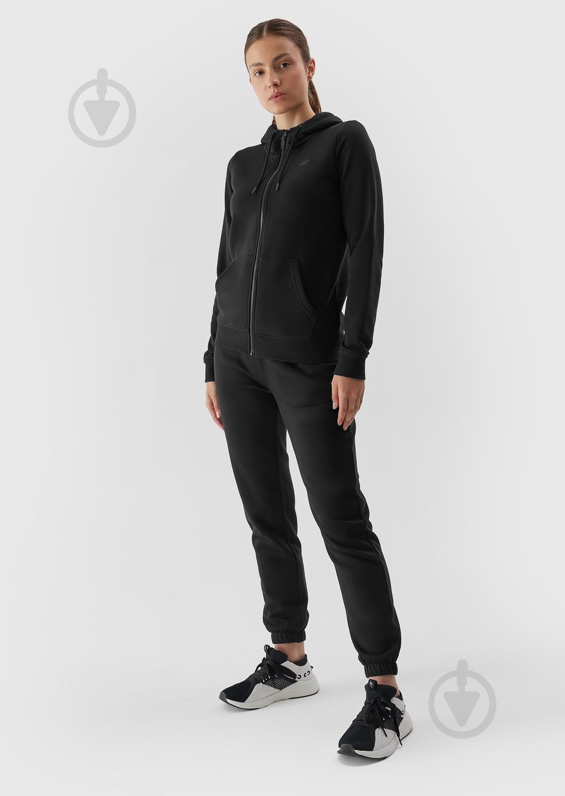 Джемпер 4F SWEATSHIRT F0730 4FAW23TSWSF0730-20S р.XS чорний - фото 3